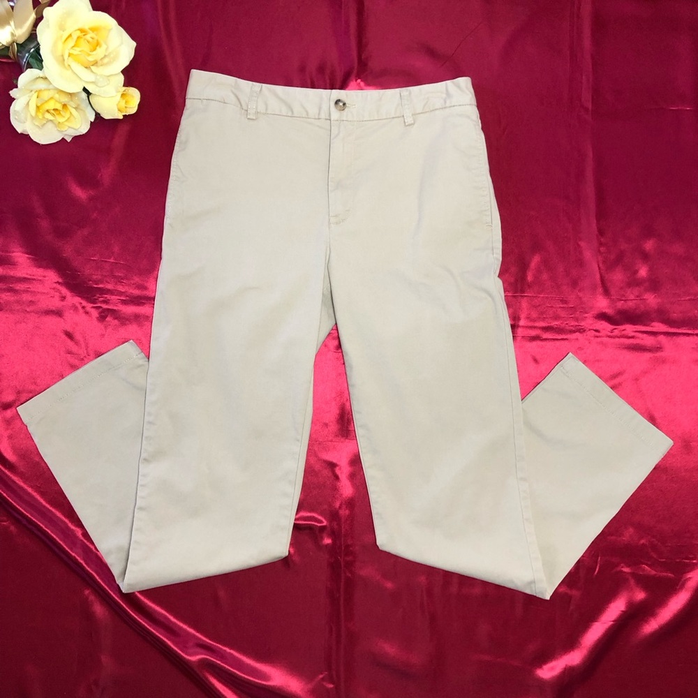 Ralph Lauren Youth16 Straight FitFlex AbrasionTwill Khaki PantWrinkle-Resistant - Picture 5 of 9